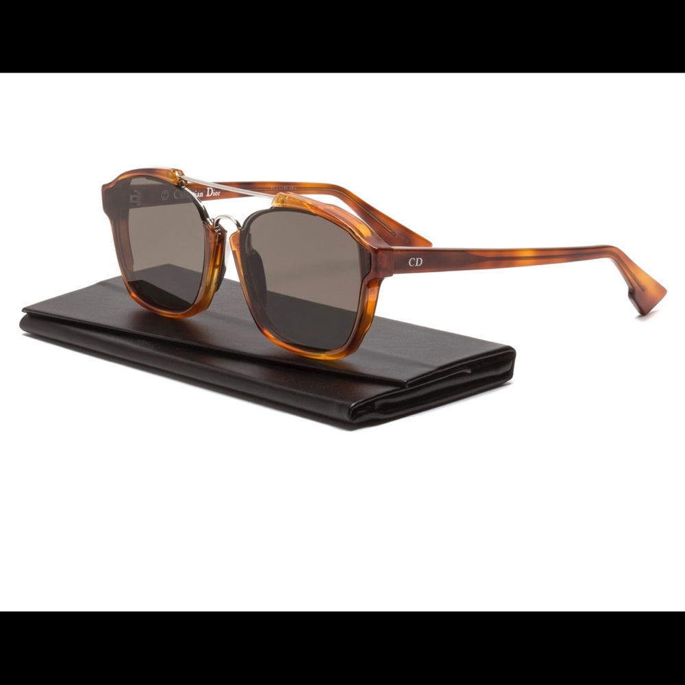 Dior brown abstract sunglasses